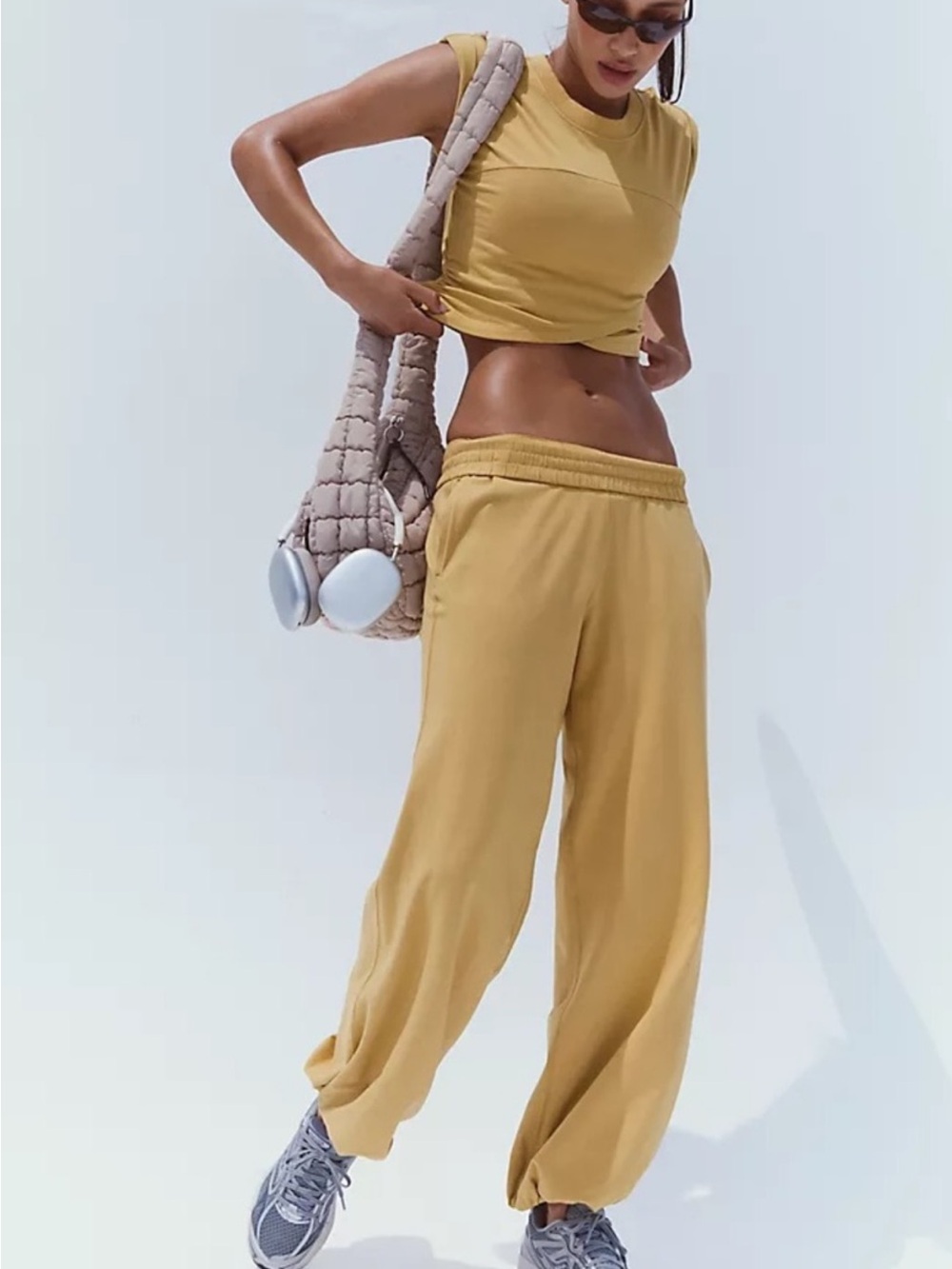 FP Movement Hot Shot Crossover Set In Dried Palm NWT Size M